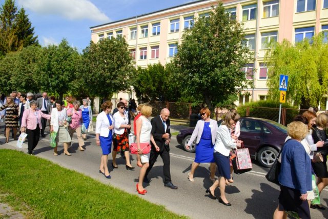 Przemarsz uczestników Jubileuszu 100-lecia Jagiełły